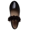 thumbnail image 6 of Kensie Girl Little Kids Ballerina Flats, Black Patent, 12, 6 of 8