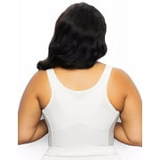 Exquisite Form 5107565 Fully® Slimming Wireless Back & Posture Support Longline Bra with Front Closure & Lace