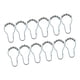 thumbnail image 2 of de cortina de ducha con anillo deslizante de rodillo de Metal, piezas decorativas para baño, 12 Uds. 2 piezas, 2 of 8