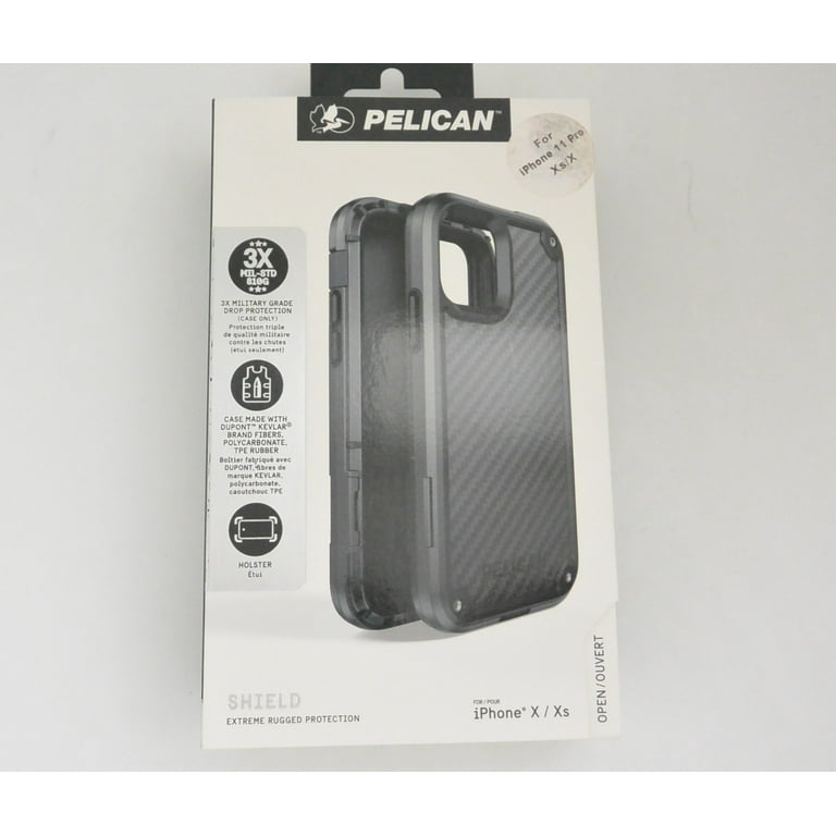 New Pelican Shield Rugged Case w/Clip for iPhone X XS 11 Pro