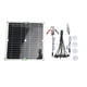 thumbnail image 2 of Panel solar monocristalino, panel solar monocristalino de 200 W, panel solar portátil, panel solar para acampar, funcionamiento suave, 2 of 9