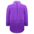 thumbnail image 5 of YYDGH Women's Knit Cardigan Sweaters Casual Long Sleeve Open Front Snap Button Down Jackets Business Work Fall Winter Coats Outerwear Purple M, 5 of 5