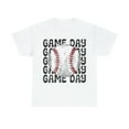 thumbnail image 2 of Retro Baseball Game Day T-Shirt, Baseball Lover Mom Shirt Gift Tee, 2 of 7