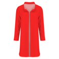 thumbnail image 4 of Jxximdong Cardigans for Women, Casual Lightweight Pocket Long Sleeved Front Cardigan, Women's Bolero Shrugs Red, 4 of 9