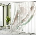 Ambesonne Floral Shower Curtain, Spring Themed Butterfly Leaf, 69"Wx75
