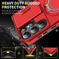 thumbnail image 6 of Asuwish Compatible with Samsung Galaxy S21 Ultra 5G Phone Case Slide Camera Cover Tempered Glass Screen Protector Stand Ring Holder Rugged Slim Cell for S21ultra 21S S 21 21ultra G5 Women Men Red, 6 of 9