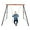 Orange, variant on ZALIX Swing Stand Heavy Duty, Metal Swing up to 550lbs, A-Frame Sensory Swing Stand with 3 Side Bars, Swing Sets for Backyard Playground Indoor Outdoor Activities(Swing NOT Included),Orange