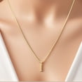 thumbnail image 2 of Deeceymbur Women Gold Initial Necklace Letter Dainty Pendant Personalized Alphabet Name Chain, 2 of 9