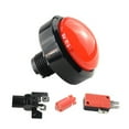 thumbnail image 3 of Arcade Game Replacement Accessories Convex Round DC 12V Illuminated LED Push Button with Micro-switch Colors Buttons Parts, 3 of 4