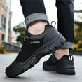 thumbnail image 3 of Vedolay 2023 Mens Sneakers Men Slip On Casual Shoes Round Toe Falt Comfort Sneakers,Black 9, 3 of 5