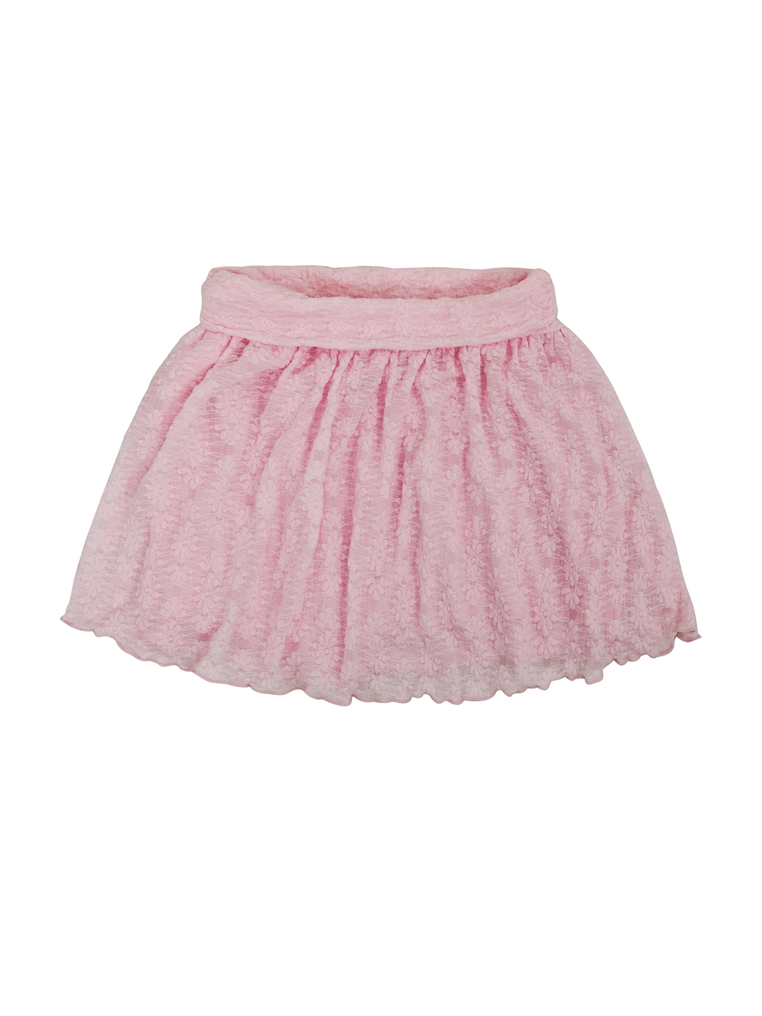 Planet Gold Girls' Long Sleeve Lace Top and Skirt, 2-Piece Set, Sizes 4-18