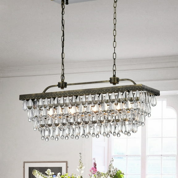 First Lighting Hemera 4-light Crystal Chandelier