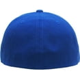 thumbnail image 4 of Solid Flat Brim Bill Fitted Baseball Cap, 4 of 6