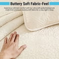 thumbnail image 5 of THD Loren - 3 Piece King Size Quilt Set, Lightweight King Bedspread Coverlet Set (King, Beige), 5 of 7