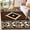 Mocha, variant on YHSF Southwestern Area Rug - Easy Clean, Thick, Soft, Durable Tribal Style Rug for Bedroom, Living Room, Hallways and More - Rust, 2 Feet x 7 Feet