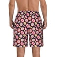 thumbnail image 3 of Kdxio Tomatoes Pattern Mens Casual Shorts - Drawstring Summer Beach Sports Shorts for Men, 3 of 9
