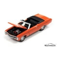 thumbnail image 2 of 1969 Chevy Impala SS Convertible, Hugger Orange - Johnny Lightning JLMC022/48A - 1/64 scale Diecast Model Toy Car, 2 of 3