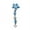 Blue, variant on Y2K Style Star Fringe Hair Slide Pentastar Hair Clip Versatile Hairpin Decoration