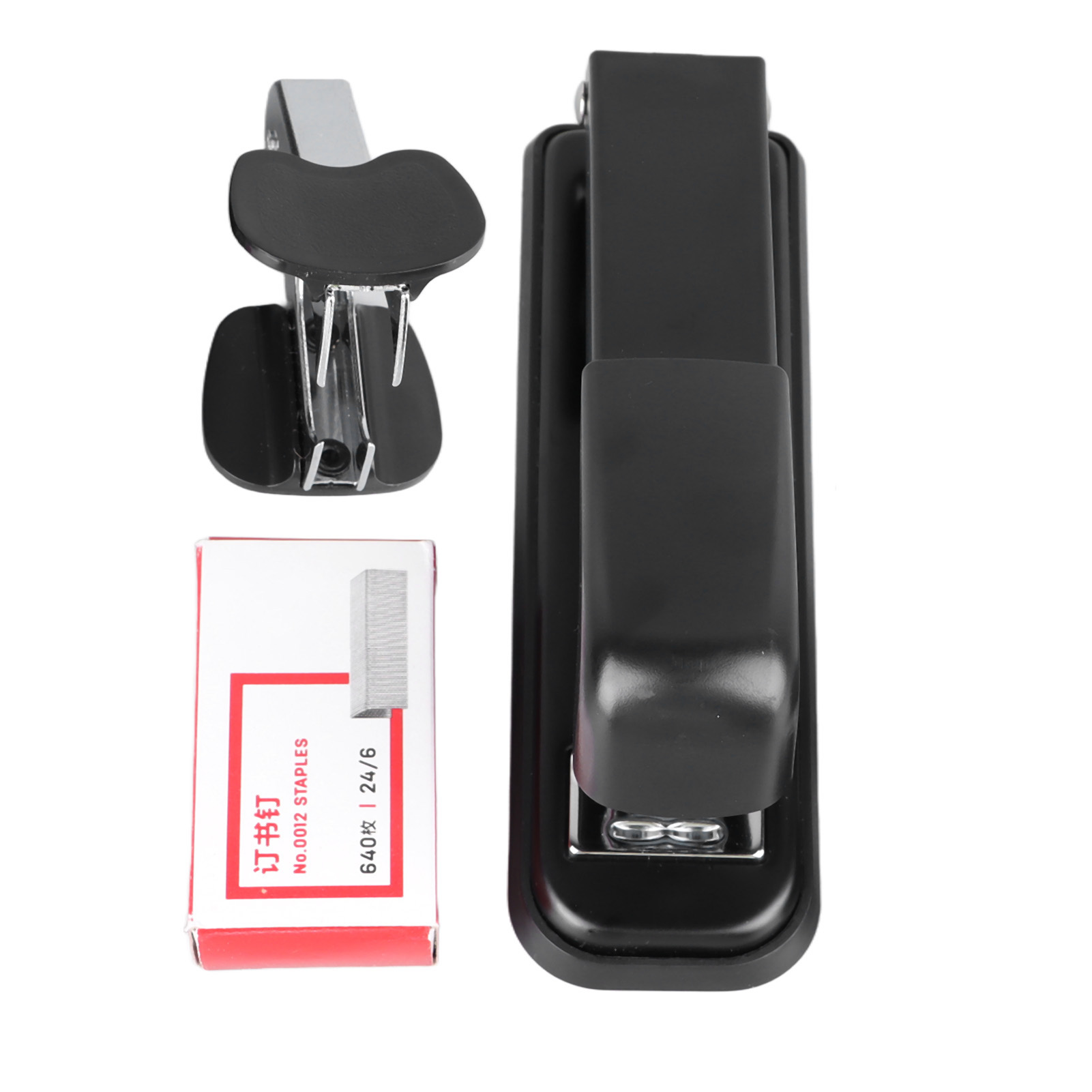 Desktop Stapler Set, Safe Stapler Value Pack Easy Staple Removal Metal Portable For 26/6 Size