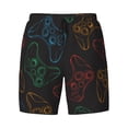 thumbnail image 4 of Lsque Mens Swim Trunks Gamepad Joystick Game Pattern - Bathing Suit Compression Liner - Beach Swim Shorts Swimwear - (S-3XL) - Stretch Quick Dry -Large, 4 of 9
