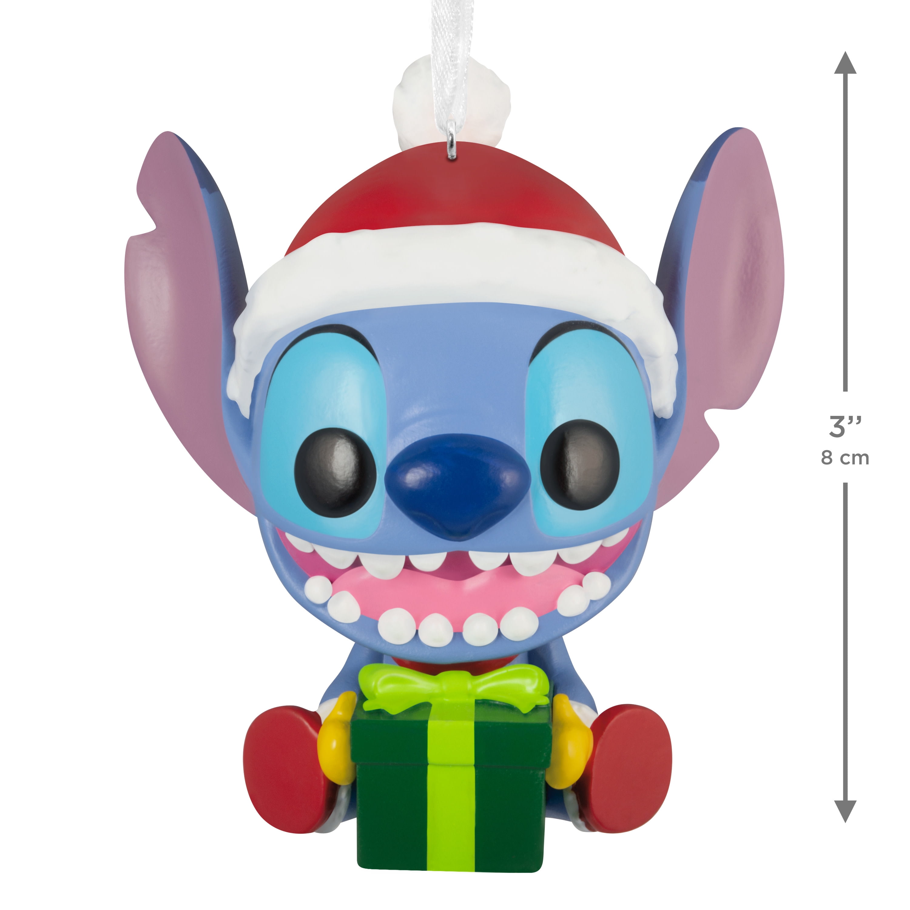 Hallmark Christmas Ornament (Disney Stitch With Gift Funko POP!), 1 Count