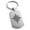 Silver, variant on Stainless Steel Mayan Sun God Rune Engraved Dog Tag Keychain Keyring