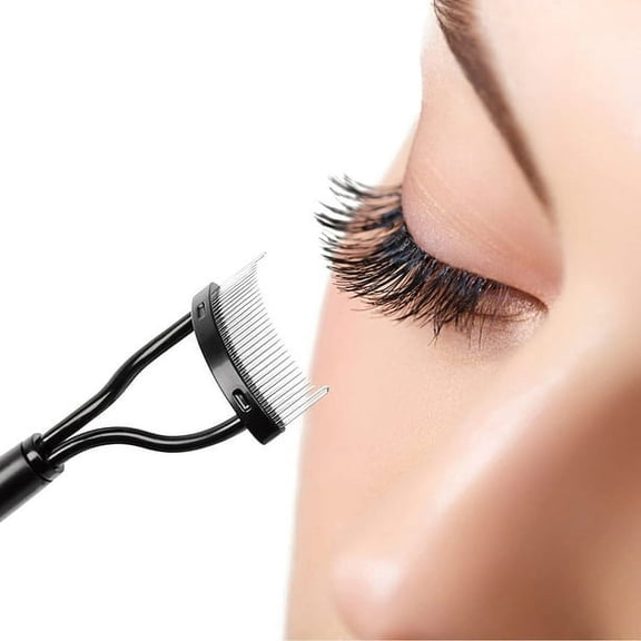Eyelash Comb Separator,Eyelash Separator Tool Mascara Brush Arc Designed Mascara Applicator With Cover