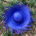thumbnail image 5 of Trendy Mexicanos Straw Hat with Ripped Brim, for Festivals Fiesta Summer Mexicanos Theme Party Colorful Straw Hat, 5 of 9