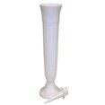 thumbnail image 1 of White Plastic Trinity Vase, 1 of 1