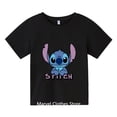 thumbnail image 3 of Camiseta divertida de dibujos animados Kawaii Lilo Stitch para niños, linda camiseta de manga de Stitch, camiseta gráfica Y2k, camisetas de calle, camisetas para mujer, 3 of 5