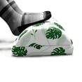 thumbnail image 5 of Philodendron Foot Rest, Continuous Pattern with Tropical Jungle Foliage on Shadowy, Non-Slip Backing Adjustable Ergonomic Memory Foam Leg Support for Office, Emerald Fern Green, by Ambesonne, 5 of 5