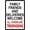 Warning Sign 4, variant on Vintage Tin Warning Sign Bicycle Wrong Way - 8"x12" Safety Sign, Bicycle Traffic Decor for Home Commercial Driveway Alerts Garden Wall Farm Indoor