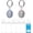 Pink+purple, variant on Cruise Essentials 2025 Bundle | Princess Medallion Holder Accessories + 6 Luggage Tags with Gradient & Steel Loops for Cruise Ship (Blue+Green)