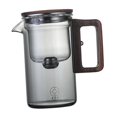thumbnail image 1 of veasfak Glass Tea Pot Tea Infuser Tea and Water Separation Cup Outdoor Wooden Handle 730ml Grey, 1 of 9