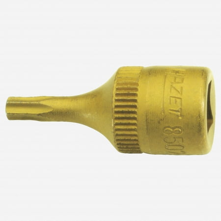 

Hazet 8502-T40 T40 Torx Titanium-Nitride 1/4 Socket