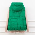 thumbnail image 4 of KaLI_store Vest for Women Dressy Women's Puffer Vest, Lightweight Warm Sleeveless Jacket for Hiking Travel Golf Green,L, 4 of 5