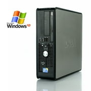 Restored Windows XP Dell Computer OptiPlex 780 SFF 500GB 4GB RAM SP3 32Bit Desktop PC (Refurbished)