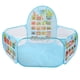 thumbnail image 4 of Piscina de baloncesto para niños de 1,2 m, piscina de bolas grande y segura, parque infantil azul plegable para niños, 4 of 8