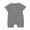 Black Stripe, variant on Infant Baby Boys Short Sleeve Romper 3M-3T Newborn Soft Cotton 2 Way Zipper Jumpsuit Toddler Summer Bodysuit - Leaves