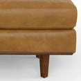 thumbnail image 6 of Morrison 33 inch Wide Mid-Century Modern Table Ottoman in Sienna Top Grain Genuine Leather, 6 of 9