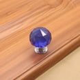 thumbnail image 5 of Toystoory Manija de cristal de Color, cajón esférico de diamante de un solo orificio, armario, manija de muebles para el hogar, accesorios de Hardware Conjuntos de muebles de dormitorio Azul 40 mm Toystoory JJ12822-10B, 5 of 5