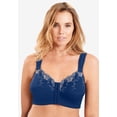 thumbnail image 6 of Comfort Choice Women's Plus Size Front-Close Embroidered Wireless Posture Bra, 6 of 6
