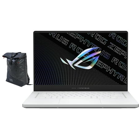 ASUS ROG Zephyrus G15 Gaming & Entertainment Laptop (AMD Ryzen 9 5900HS 8-Core, 15.6" 165Hz 2K Quad HD (2560x1440), NVIDIA RTX 3080 Max-Q, 32GB RAM, 2TB PCIe SSD, Win 10 Pro) with Voyager Backpack