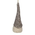thumbnail image 4 of 8" Beige and White Hanging Gnome Christmas Ornament, 4 of 5