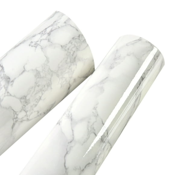 Yeacher 5m Marble Pattern Water-resistant Moistureproof Removable Self Adhesive Wallpaper Peel & Stick PVC Wall Stickers for Living Room Bathroom Kitchen Countertop 1#