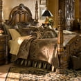 thumbnail image 2 of Michael Amini Lafayette 12-piece Fabric Queen Comforter Set in Red/Gold, 2 of 2