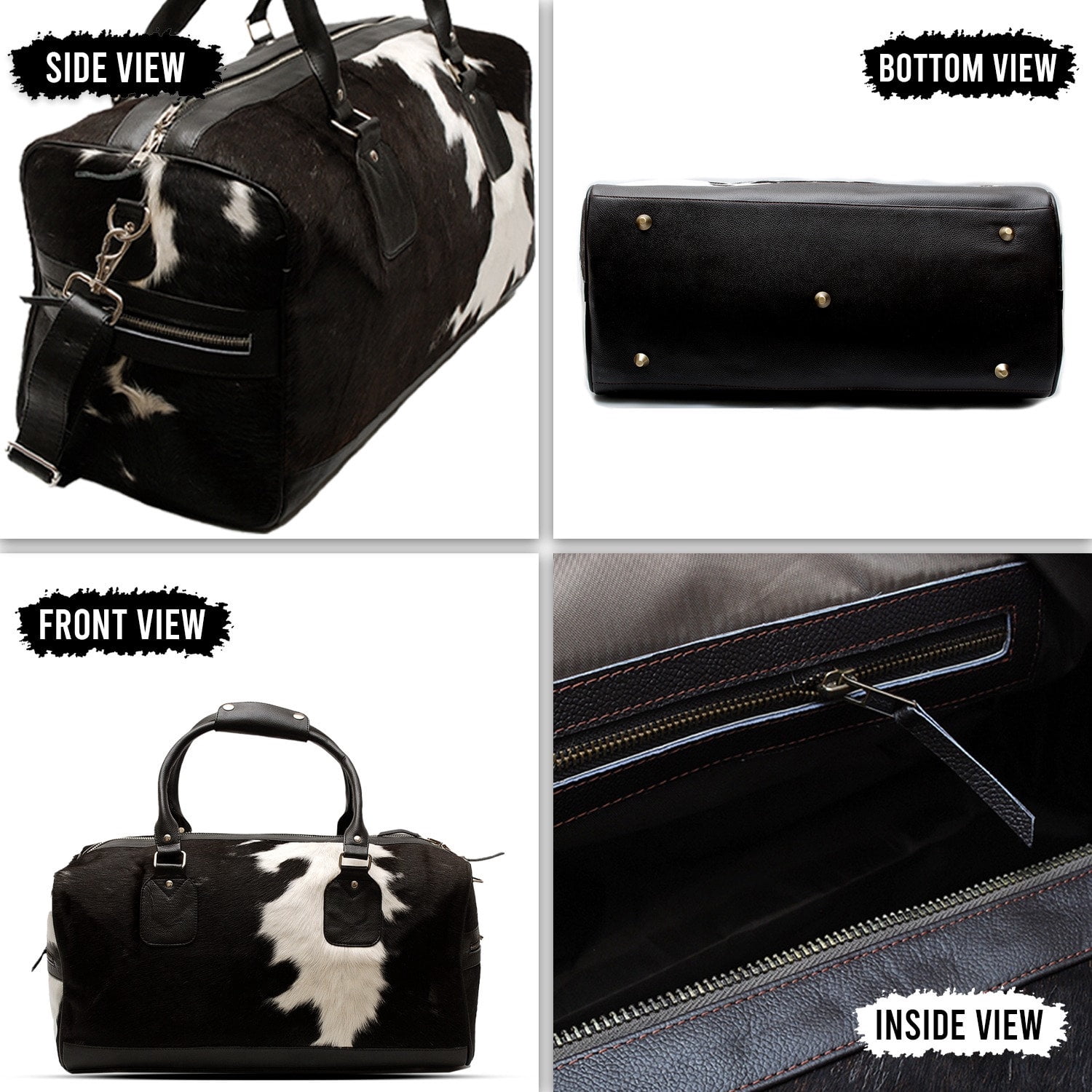 Leather Duffle Bag Cowhide Large Leather Duffel Women Travel Weekend Holiday Bag Men Sport Overnight Weekender KDL-15