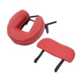 thumbnail image 2 of Tachiuwa Table de Massage Berceau pour le Visage et Coussin Appui-Tête Réglable pour Salon Lit Maison Rouge, 2 of 9