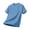 Blue-men tshirts, variant on Big and Tall Shirts for Men Short Sleeve Round Neck T-Shirts Solid Color Pullover Tops Summer Casual Basic Tee