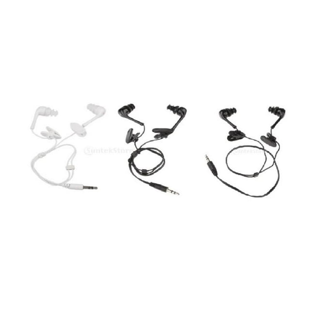 Auricular impermeable de sonido subacuático deportivo de 3,5 mm, auriculares para 3x